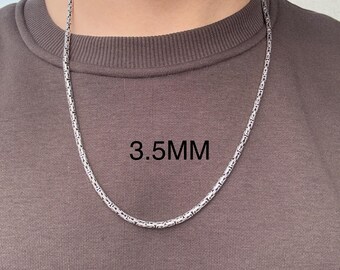 シルバー925 ビザンチンチェーン ネックレス ヴィンテージ最終値下げ