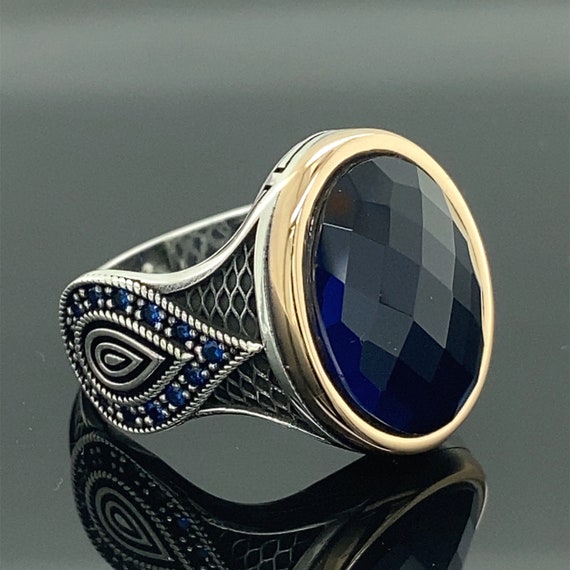 Blue Sapphire Ring for Aquarius Zodiac, Aquarius Zodiac Gemstone Ring |  Gemuncle.com