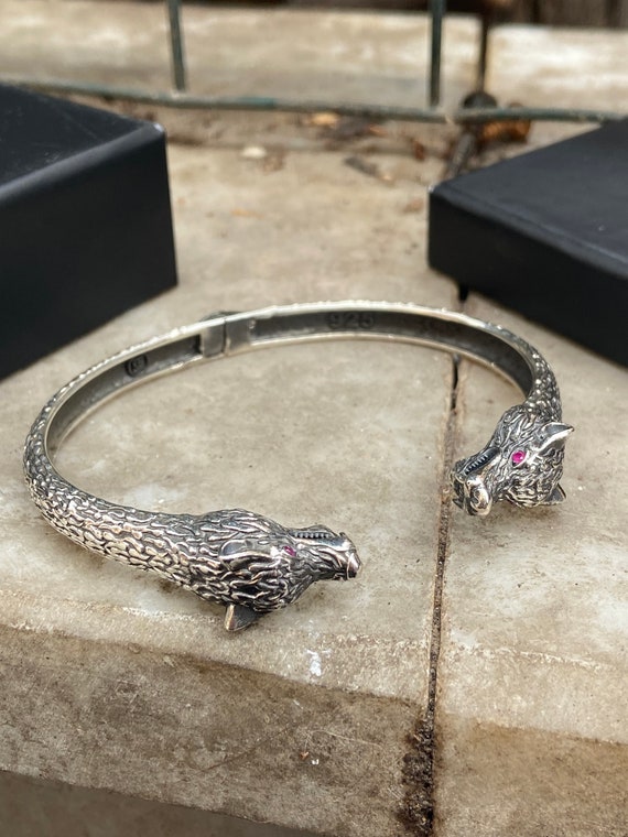 Männer Sterling Silber Wolf Armband , Wolf Kopf Armband , Verstellbares  Armband , Handgemachtes Wikinger Armband , 925k Sterling Silber Armband -  Etsy.de