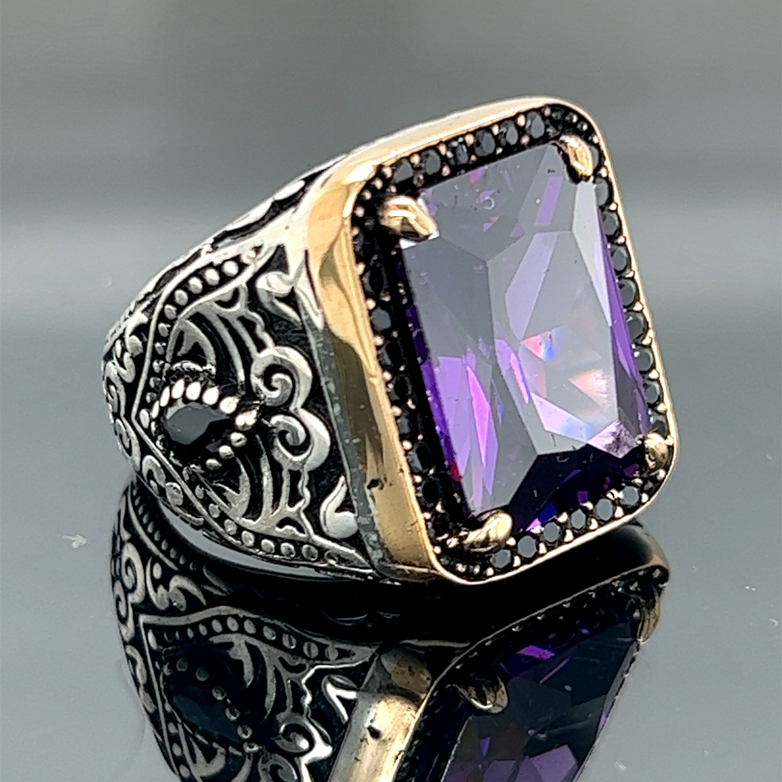 Amethyst Stone Ring Amethyst Stone Ring