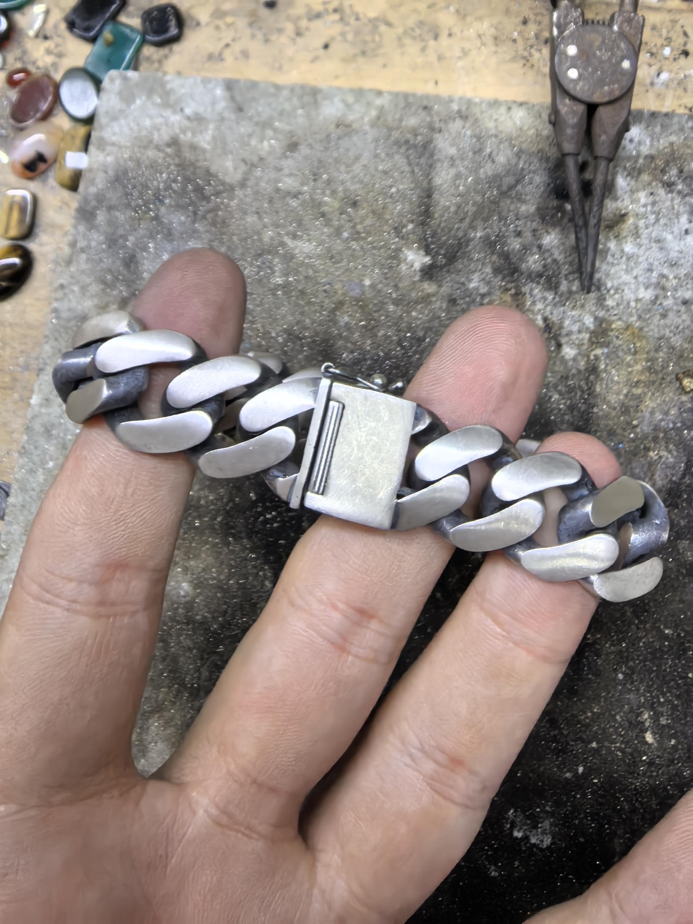 925 Sterling Silver Silver Chain Bracelet, Thick Chain Bracelet, 15MM Curb Link Chain Bracelet,silver Heavy Bracelet, Unique Men Gift - Etsy 925 Sterling Silver Silver Chain Bracelet, Thick Chain Bracelet, 15MM Curb Link Chain Bracelet,silver Heavy Bracelet, Unique Men Gift - Etsy