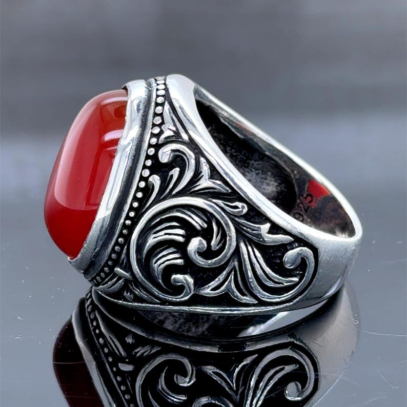 925 sterling zilveren zegelring met monogram gravure