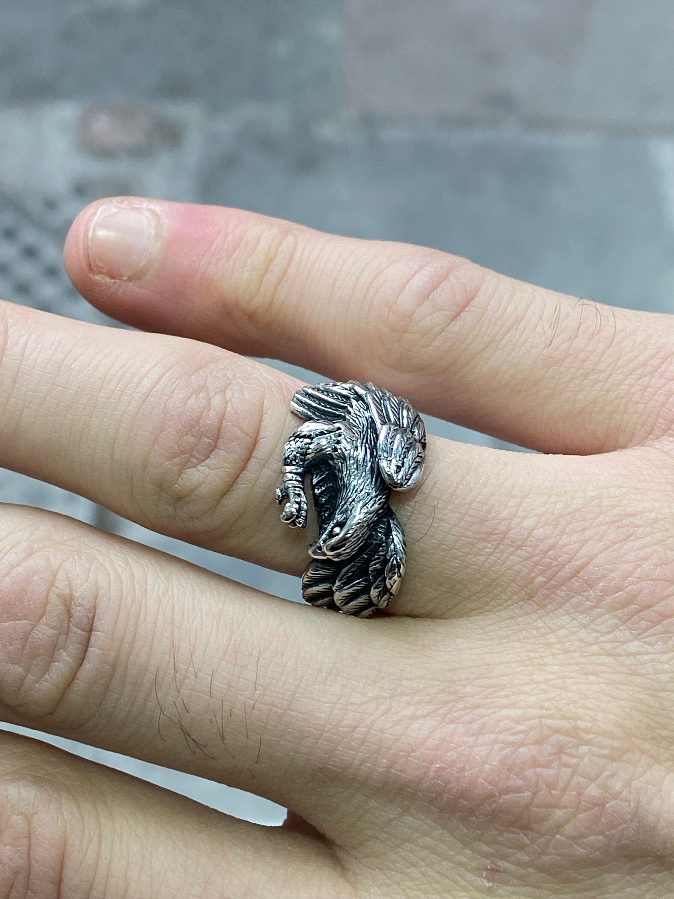 アクセサリー SILVER EAGLE
ASTATIC Sterling Silver Eagle Pendant — Basil-Ltd: Irish & Celtic