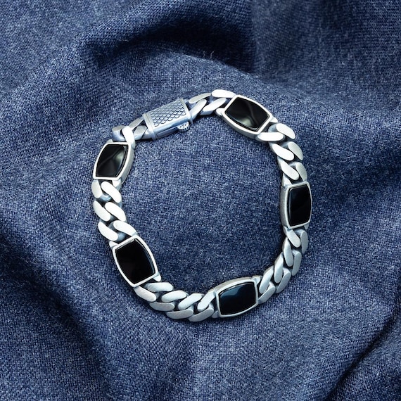アクセサリー TEXTURED CHAIN BRACELET 925 925 Silver Hampton Chain Link Bracelet. SKU: TB4622SVJJJ | Gabriel