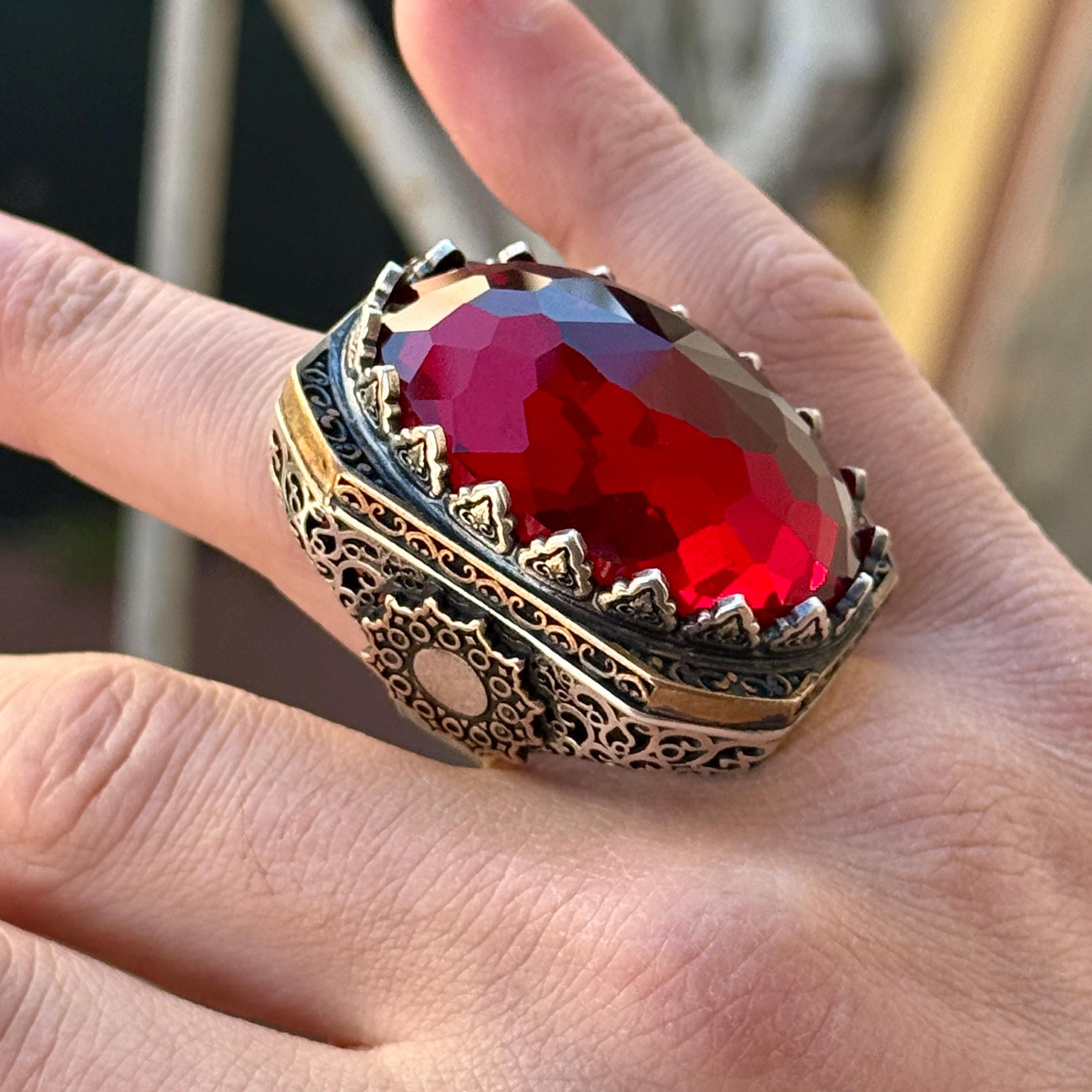 Crystal Stone Alloy Ring – Silver Color, Unisex Charm Ring Size 0.75 | Fashion Jewelry