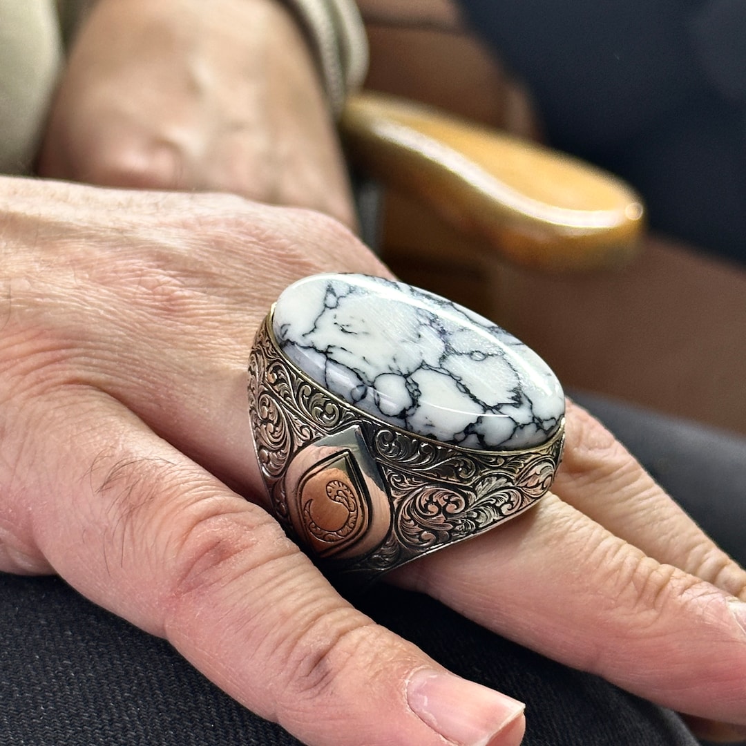 【LOOT】rokk & stone ring 925×750天然石 溶岩リング LOOT】rokk & stone ring 925×750天然石 溶岩リング