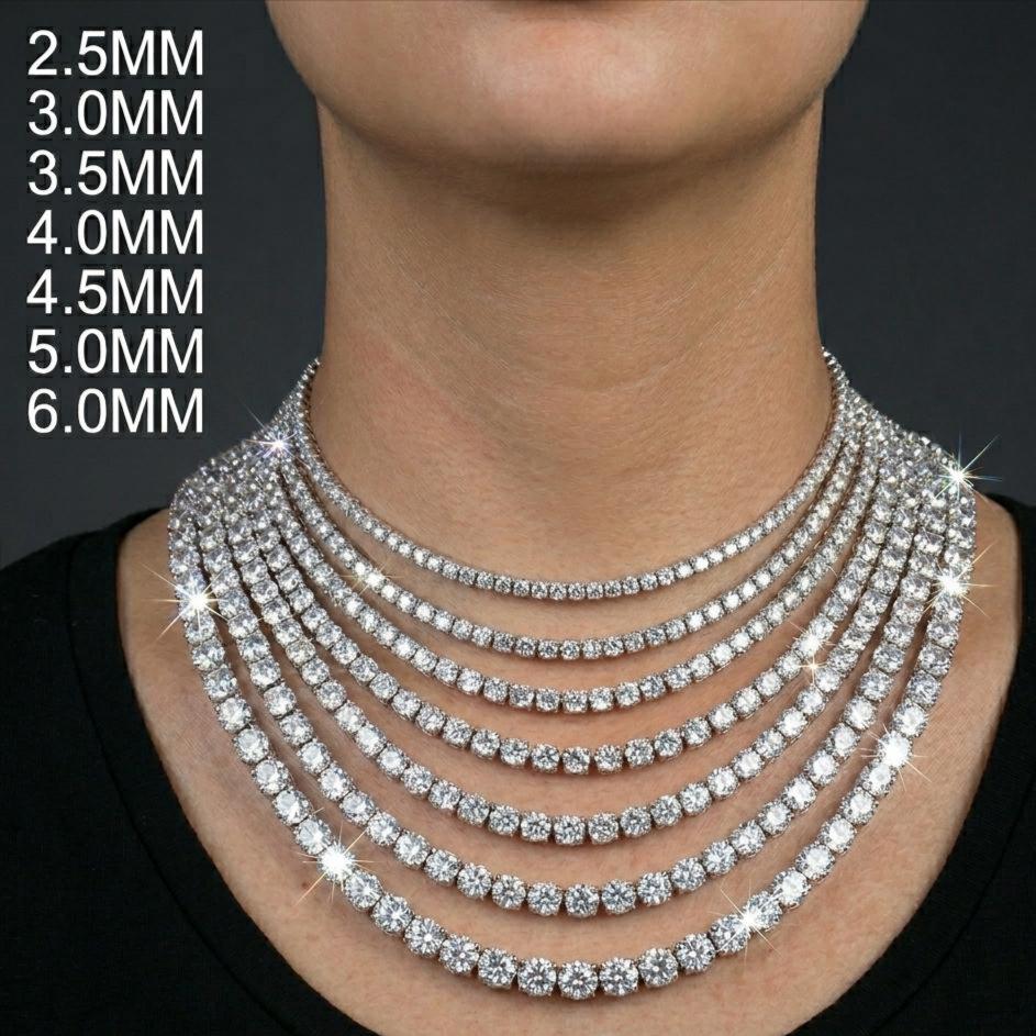 Vvs moissanite chain - Etsy 日本