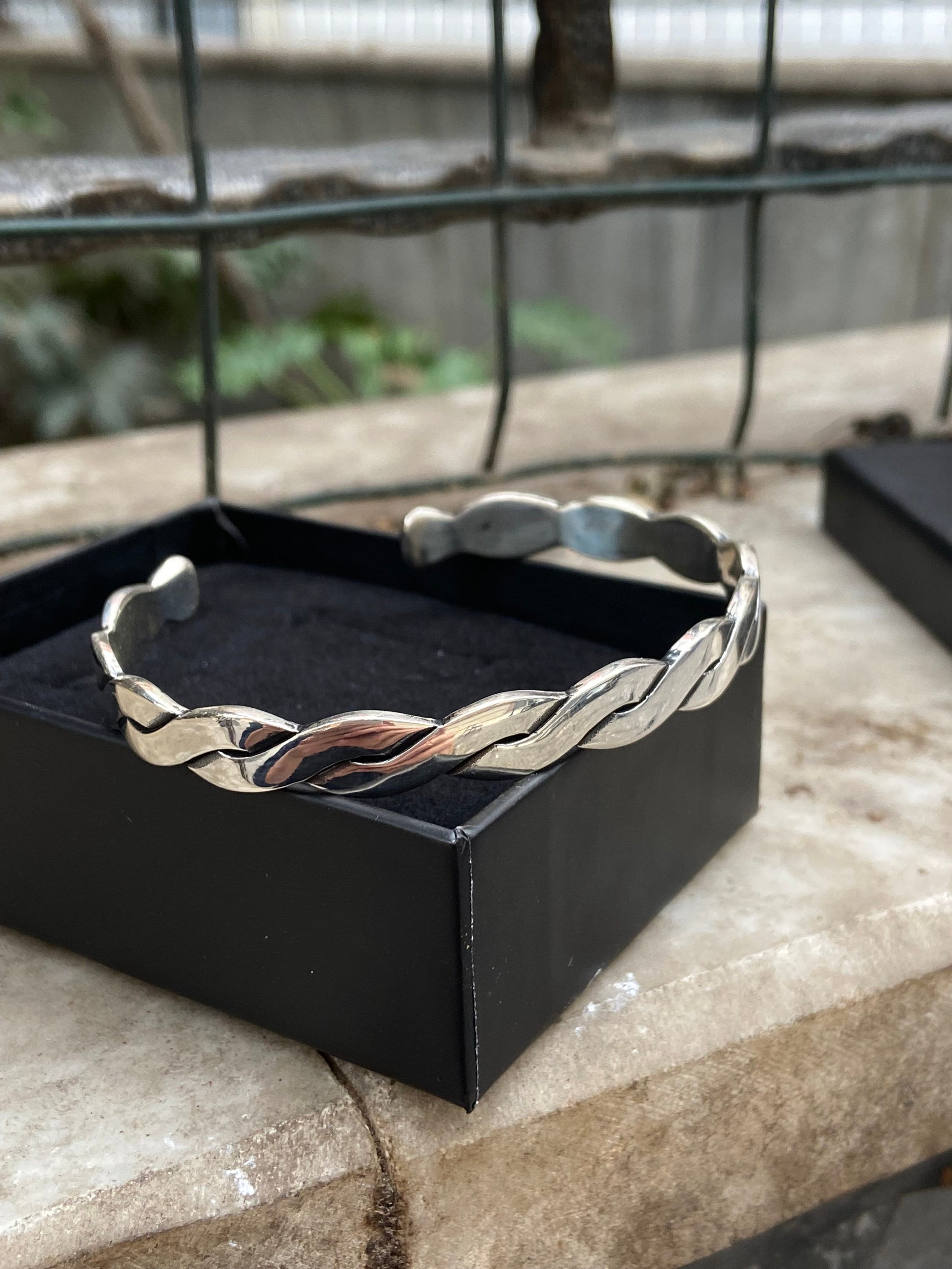 【Mateo】スターリングシルバー cuffブレスレット 71FXbiP8pnL.jpg