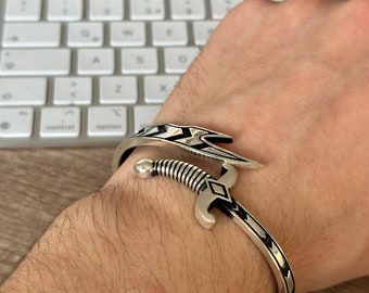Nullus sword bracelet 925シルバー SWORD & THORNS BRACELET (.925 SILVER MIN OXIDIZED & .925