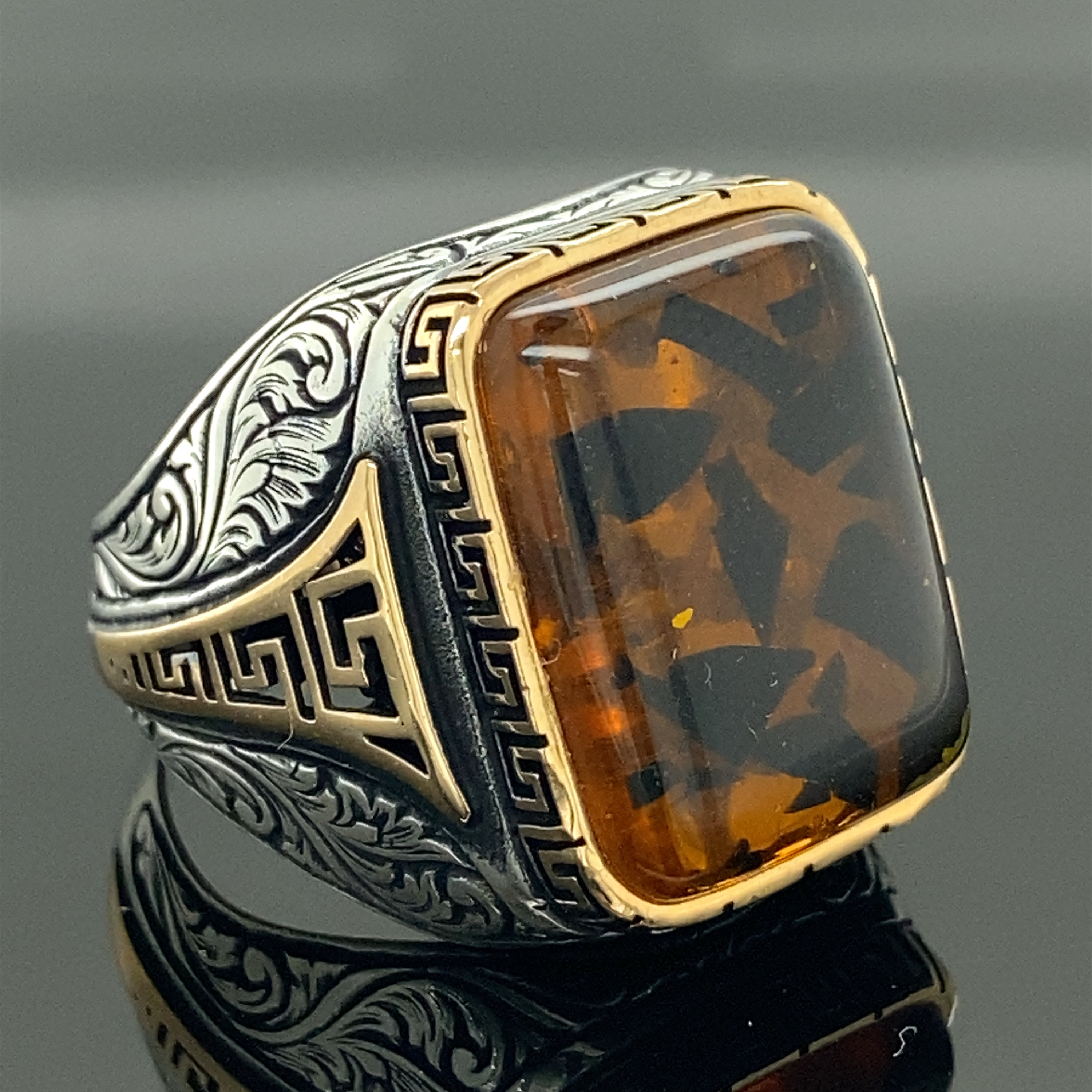 Amber Insect Ring Etsy Singapore