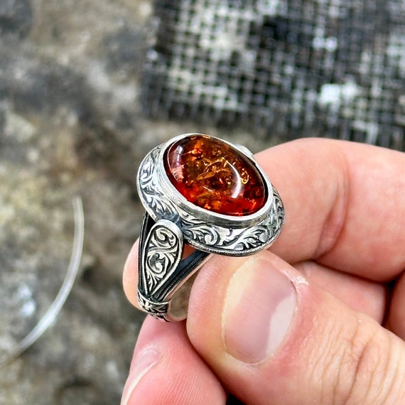 Anello Boho in argento sterling 925 nuovo stile donna moda