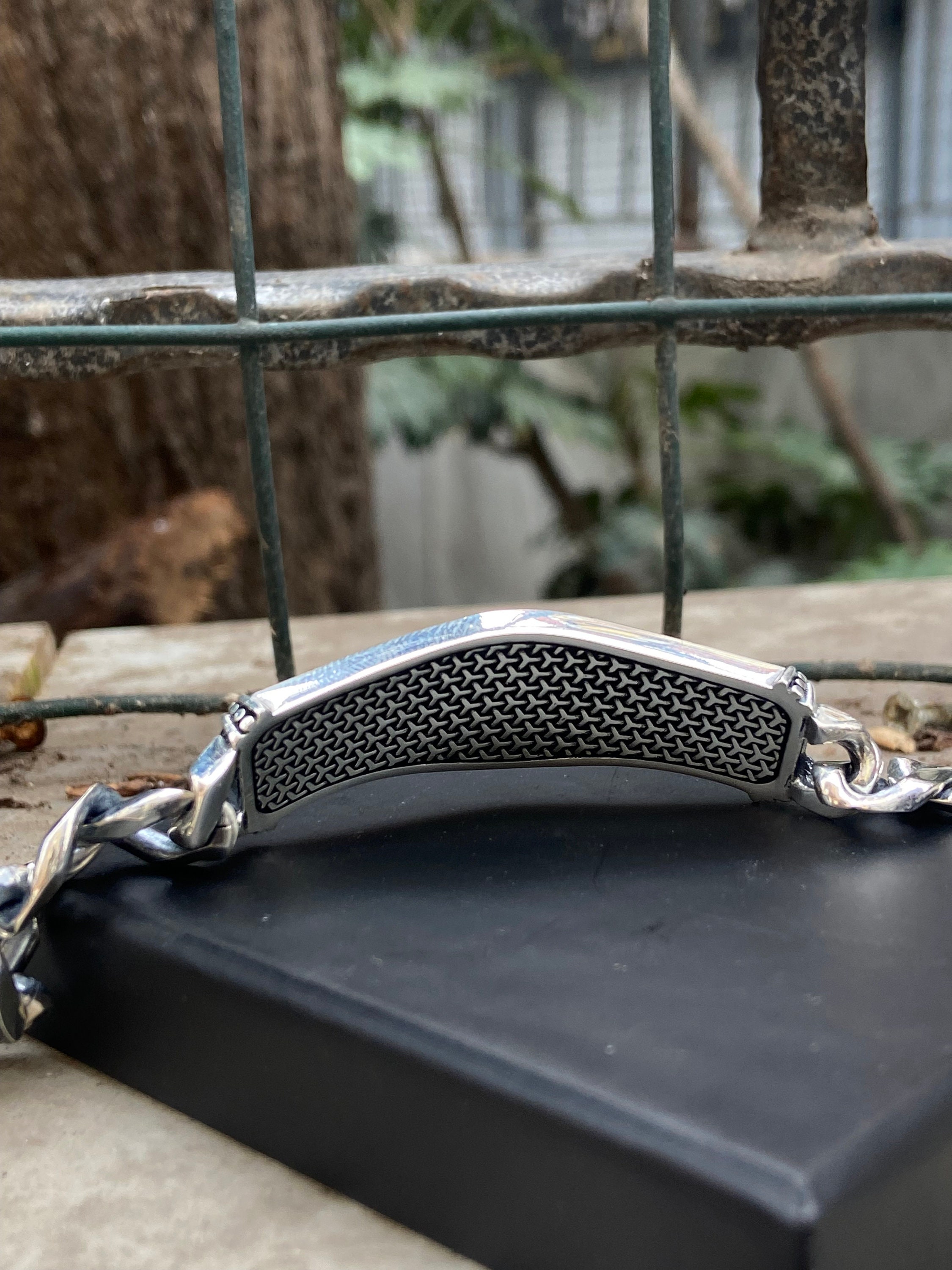 Silver Lion Bracelet , Handmade Lion Head Bracelet , Chain Silver Lion Bracelet , Handmade Lion Head Bracelet , Chain