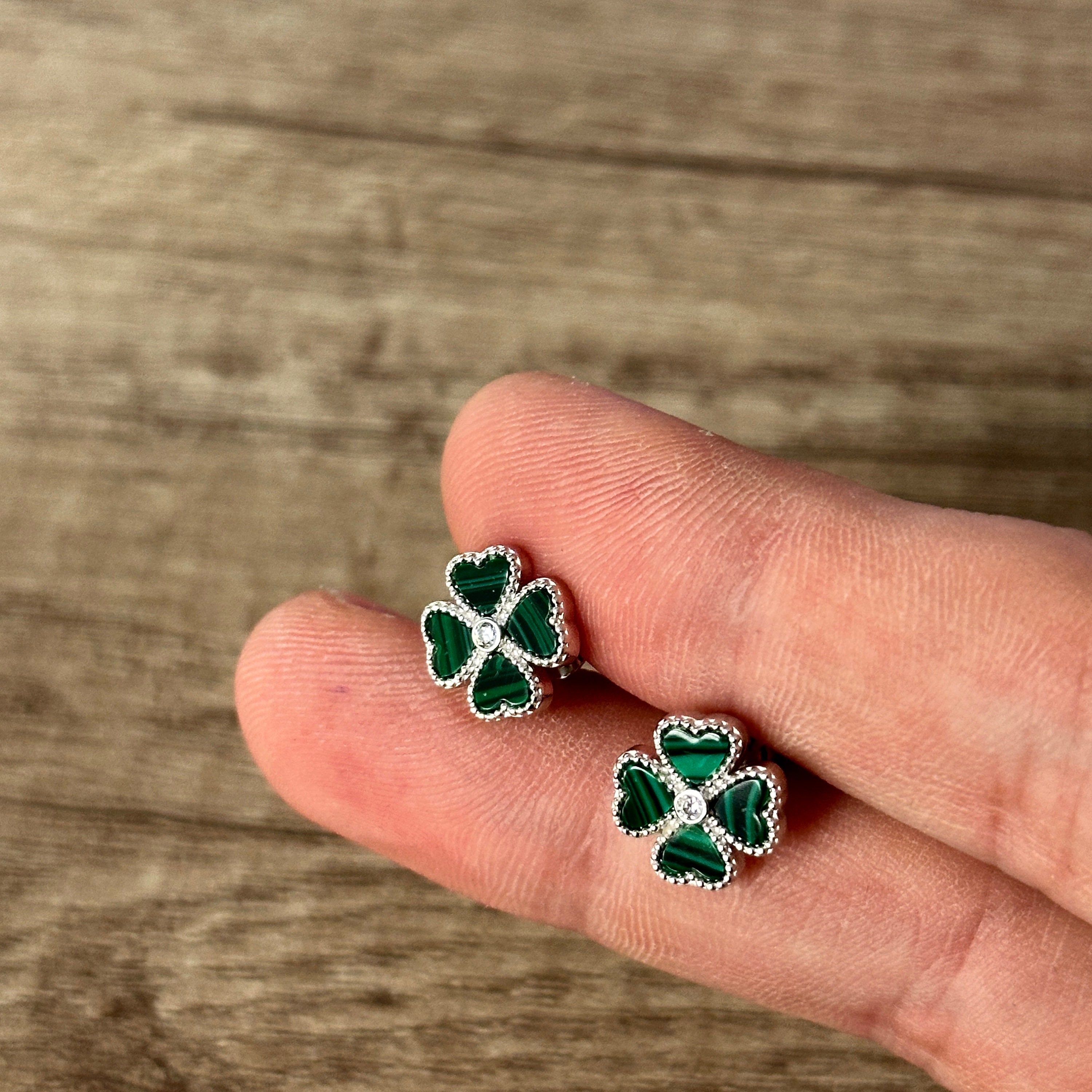 【STONEHENgE】Silver Material 2-way Clover Necklace SC24C17T Clover Necklace, Clover Silver Necklace, Silver Necklace
