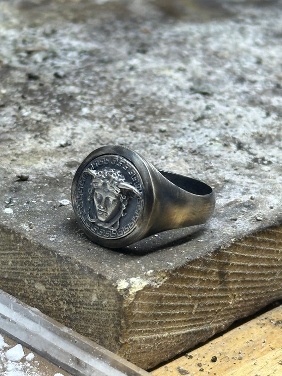Medusa ring mens deals