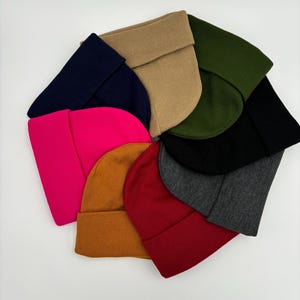 Silk lined winter knitted hats beanies Toque