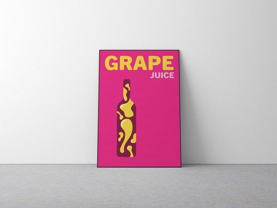 Harry Styles &#39;Harrys House&#39; Grapejuice Digital Download Poster