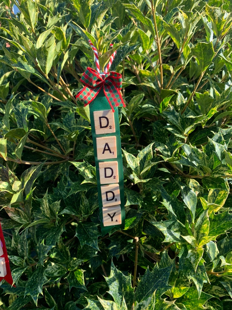 Traditional Personalised Christmas Decorations Etsy