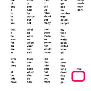 Printable. My First 100 Sight Words. Flash Cards. Kindergarten to First ...