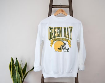 Green Bay Packers Vintage Sweatshirt – Established 1919 Football Apparel