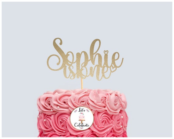 Custom Name Birthday Cake Topper First Birthday Name Cake Topper By Let S Celebrate Now Catch My Party Custom Name Birthday Cake Topper First Birthday Name Cake Topper By Let S Celebrate Now Catch My Party