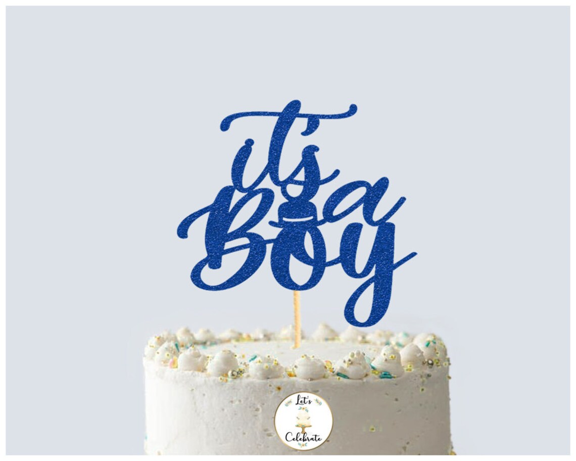 It's a Boy Cake Topper Baby Shower Cake Topper Gender | Etsy