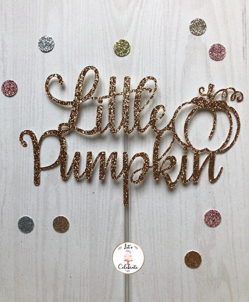 Little Pumpkin Cake Topper Baby Shower Cake Topper Etsy Canada