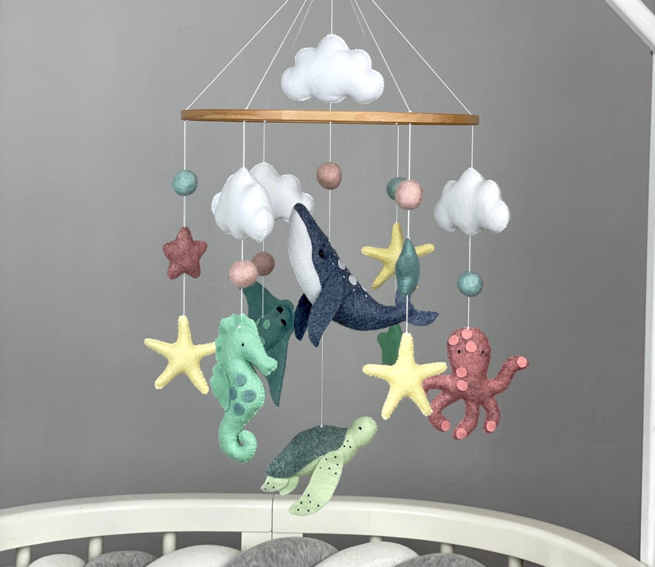 Ocean Baby Mobile Neutral Sea Creature Mobile Under the Sea Nursery ...
