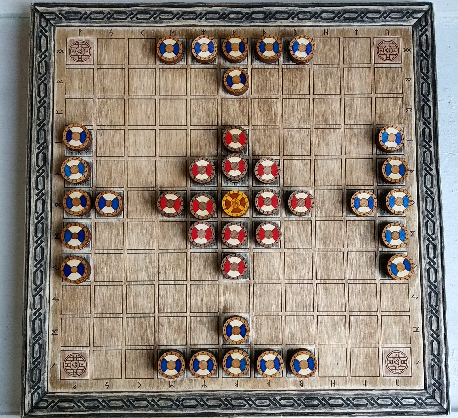 Jeu de société Hnefatafl Viking chess Tafl Cadeaux Etsy France