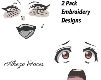 Ahego face pack Disegno ricamo