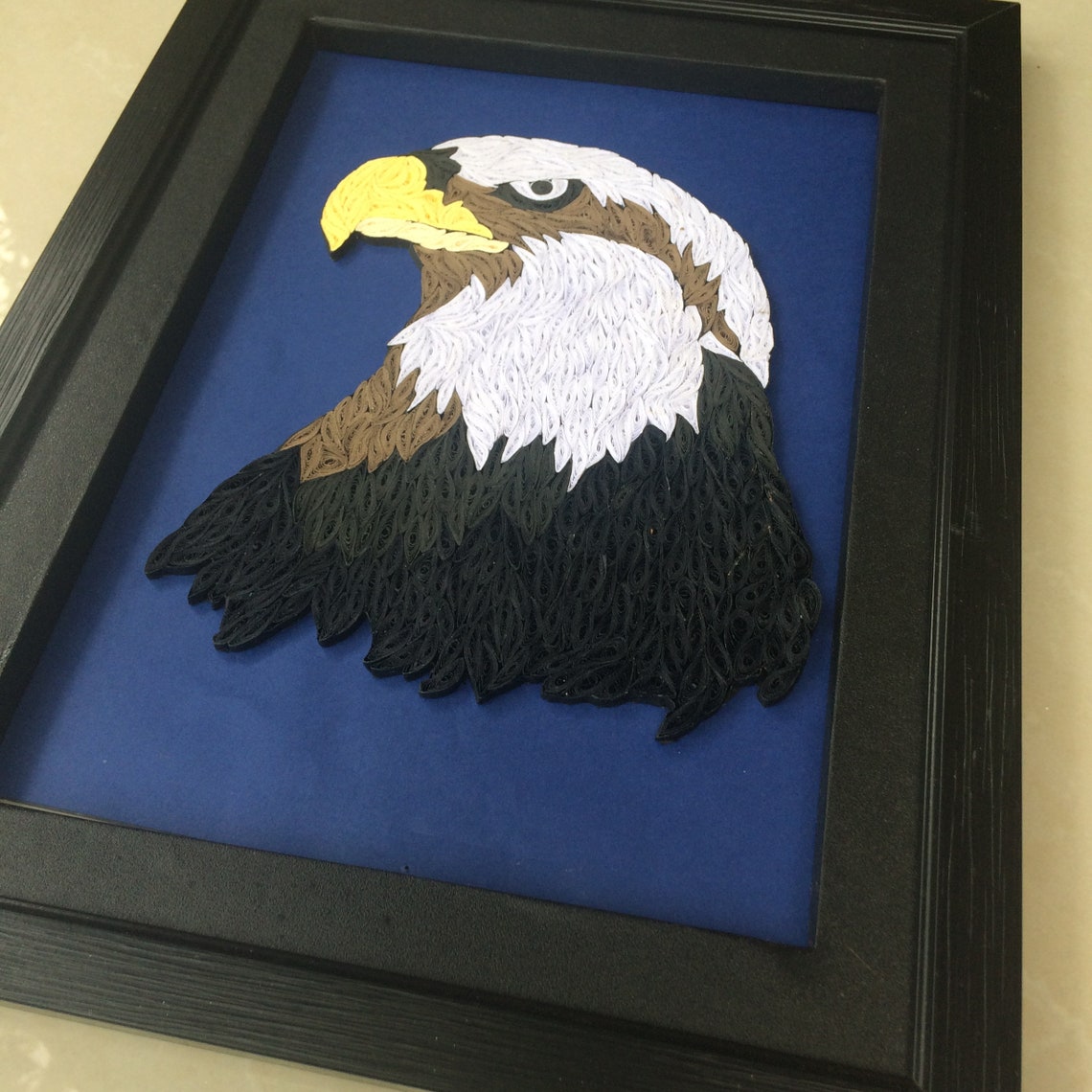 Paper Quilling Wall Decoration Eagle Etsy