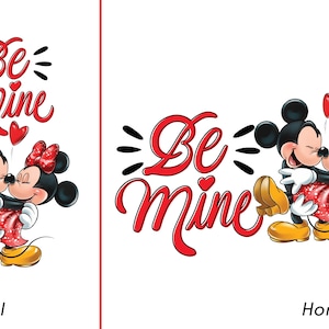 Be mine - Mickey Inspired PNG - HD FILE