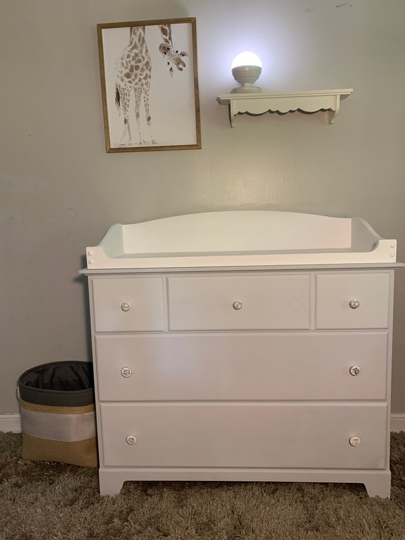 Sold. Example of Work For. Dresser With Removable Changing Table Top Etsy