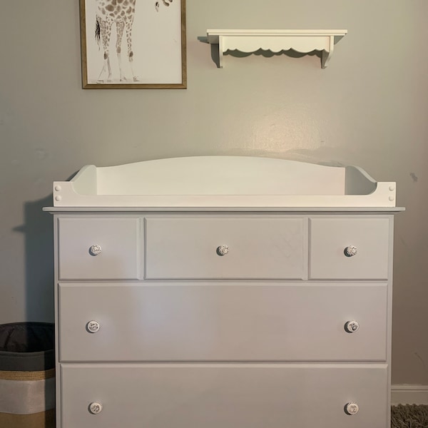 Sold. Example of work for. Dresser with Removable Changing Table Top
