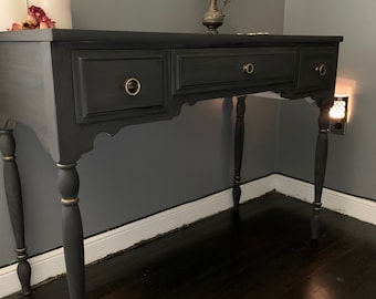 Sold. Example Only..Refinished Vintage Writing Desk