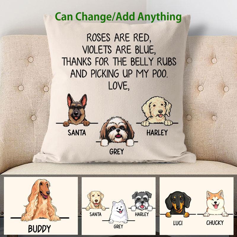 Dog Roses Are Red Violets Are Blue Thanks For Belly Rubs And Etsy