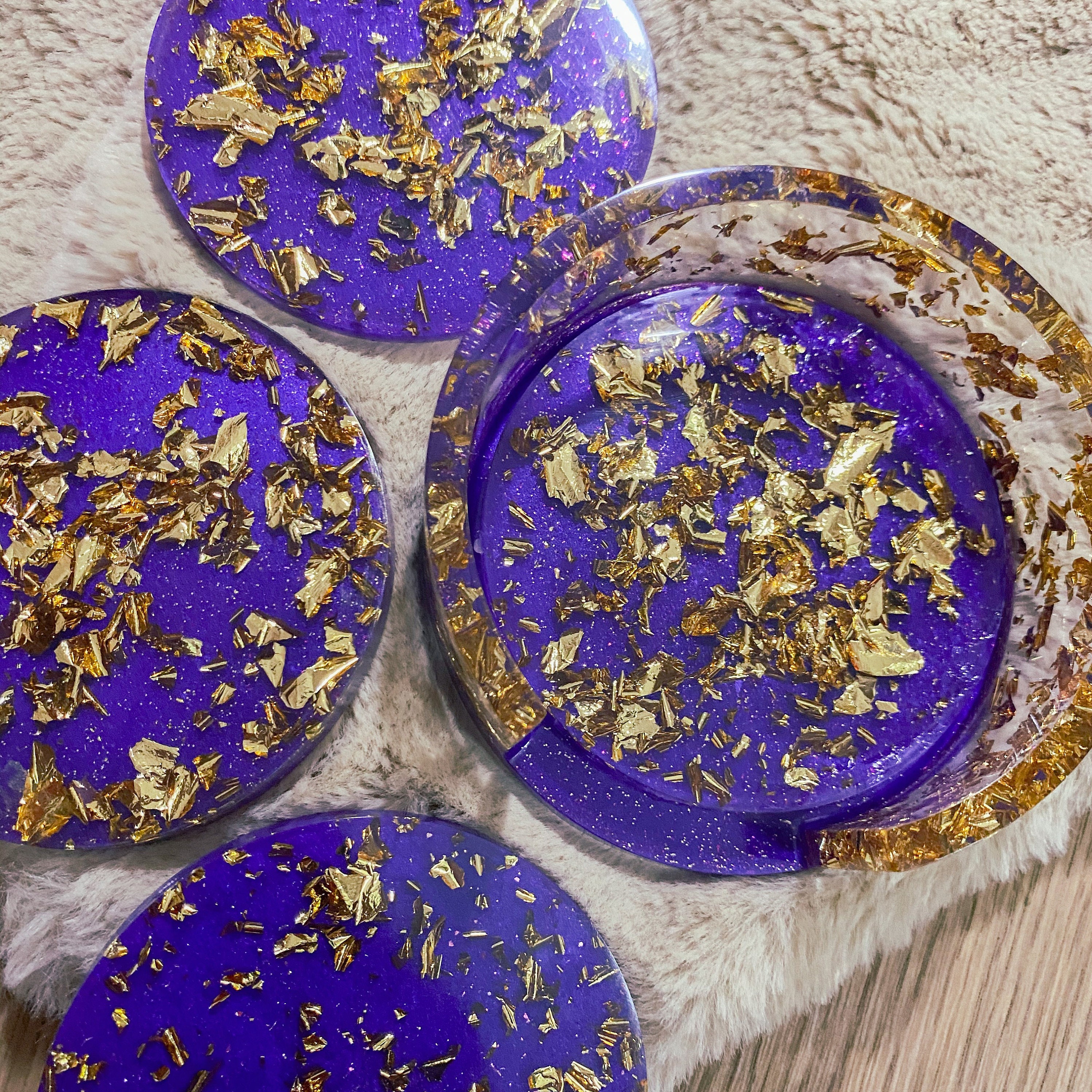 Sous Verre ~Jocelyne~ | Lot de 4