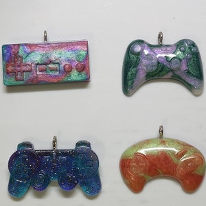 Gaming Controller Resin Keychain Charms