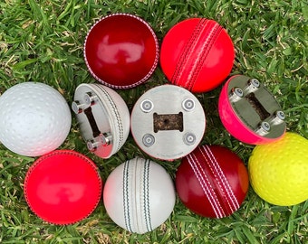 Cricket Ball Bottle Opener