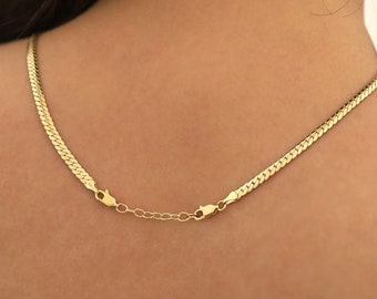14k Gold Necklace Extender | Removable & Adjustable Necklace Extension