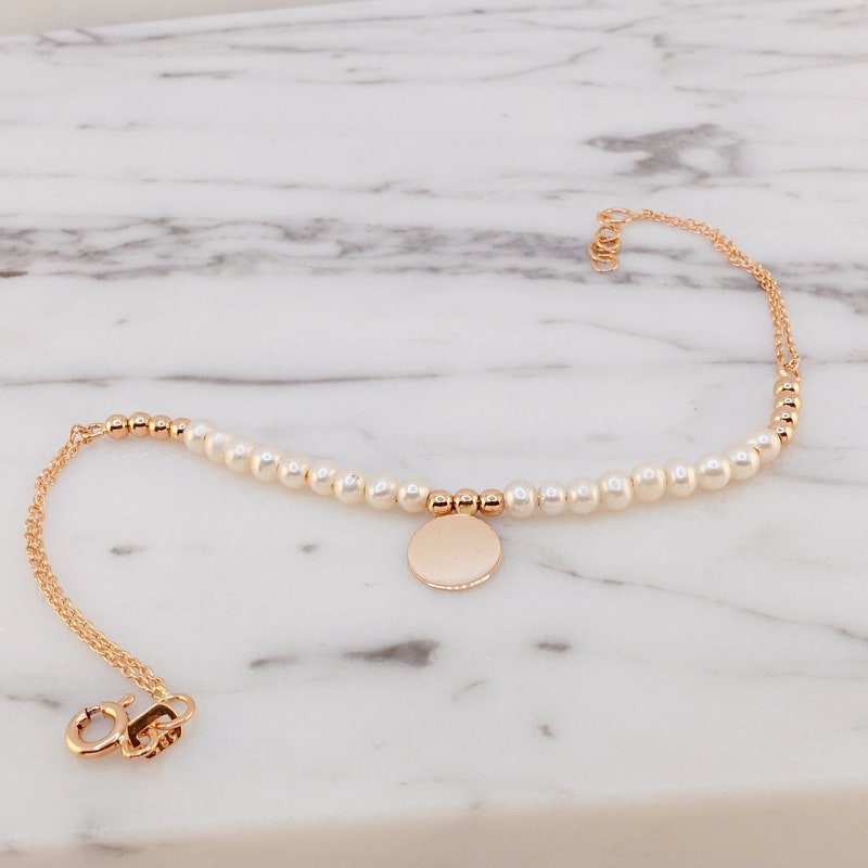 PEARL STONE BRACELET - WHITE