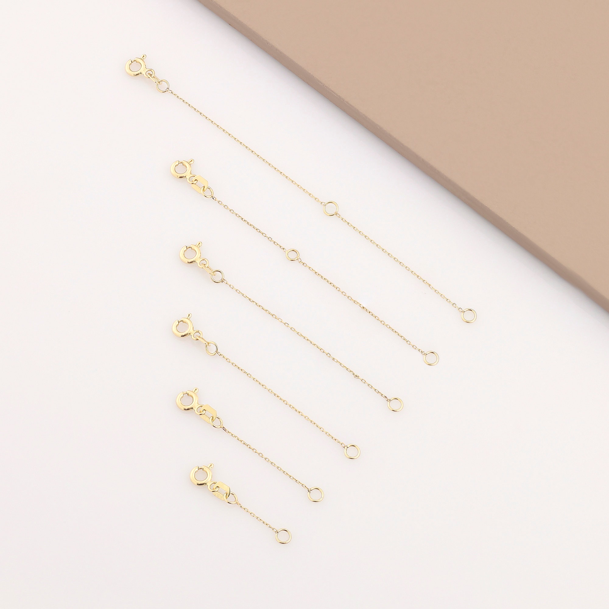 Gold Necklace Extender 3