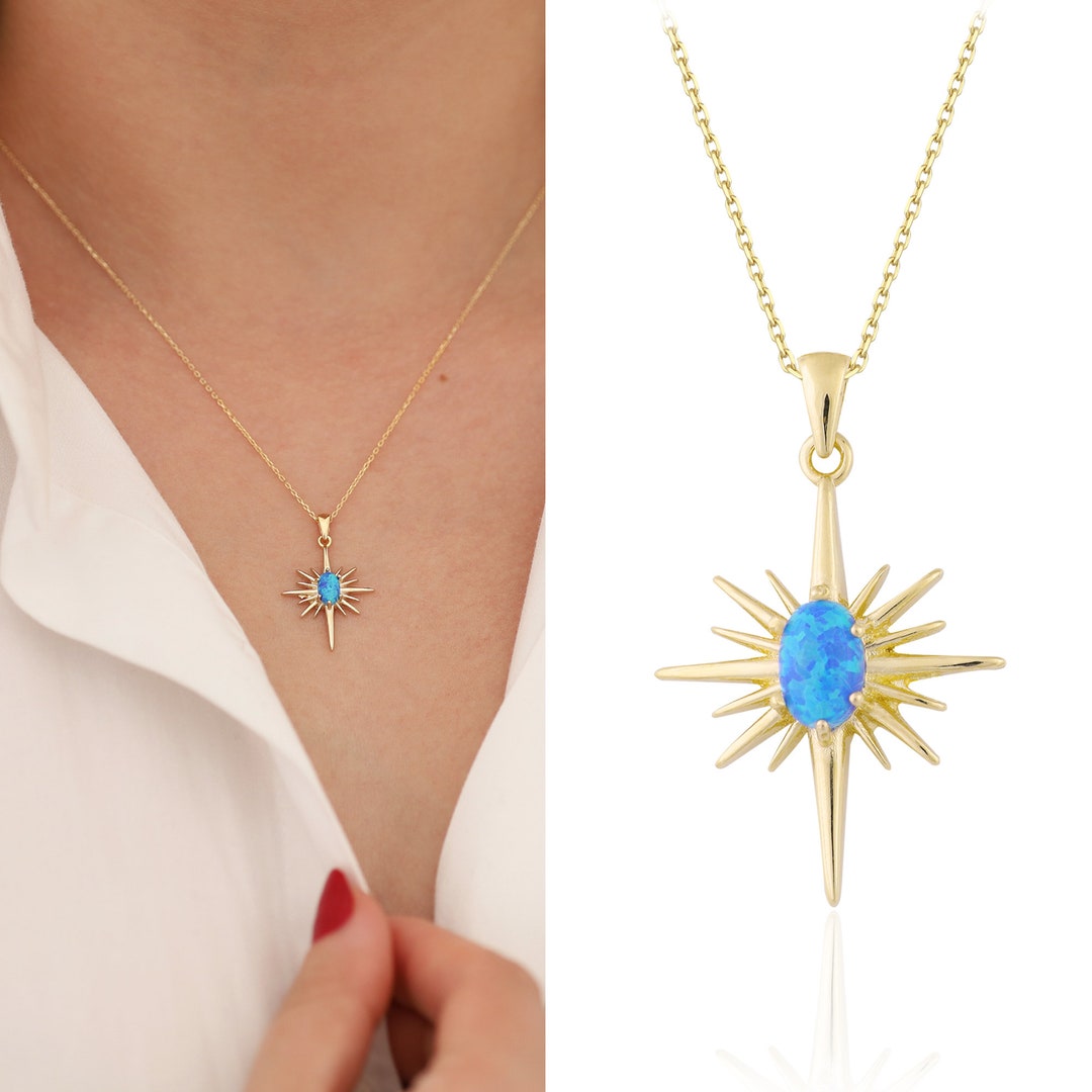 Opal north star necklace Outlet