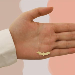 14k Gold Flying Witch Necklace | Halloween Jewelry Gift Pendant - Etsy