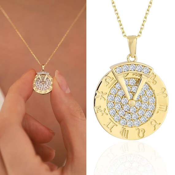 Zodiac shop diamond necklace