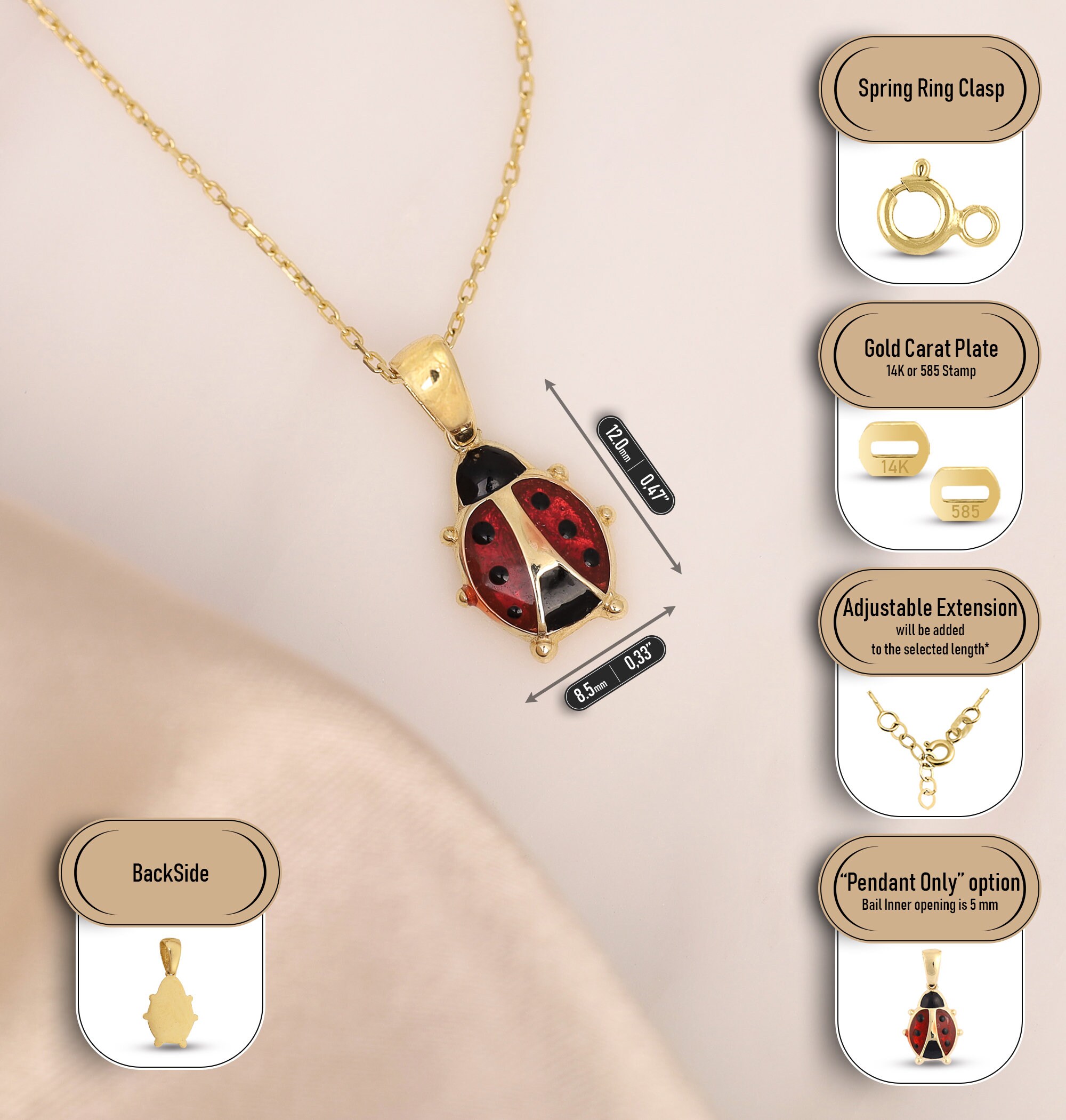 Miraculous ladybug jewelry -  Canada