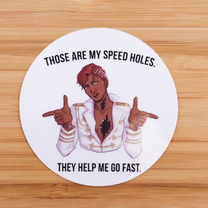 3&quot; Gideon the Ninth Locked Tomb Nona the Ninth Prince Kiriona Gaia Die Cute Sticker