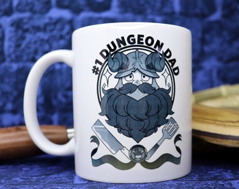 Numm. 1 Dungeon Dad Senshi 11oz Becher