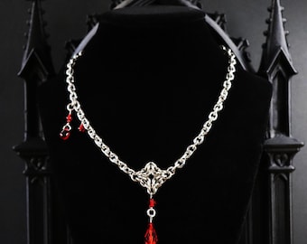 Thrall Vampire Stainless Steel chainmaille necklace