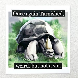 Miriel Elden Ring Turtle Pope Print