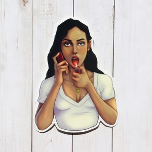 Jennifer&#39;s Body Jennifer Check Vinyl Sticker